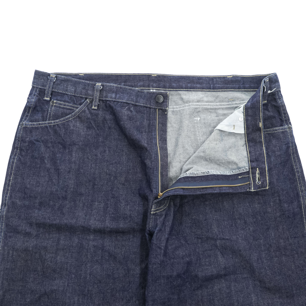 Dickies Carpenter Shorts, Half Pants, XL, Indigo Blue Denim, Big Size, Dark Blue, ER305NB
