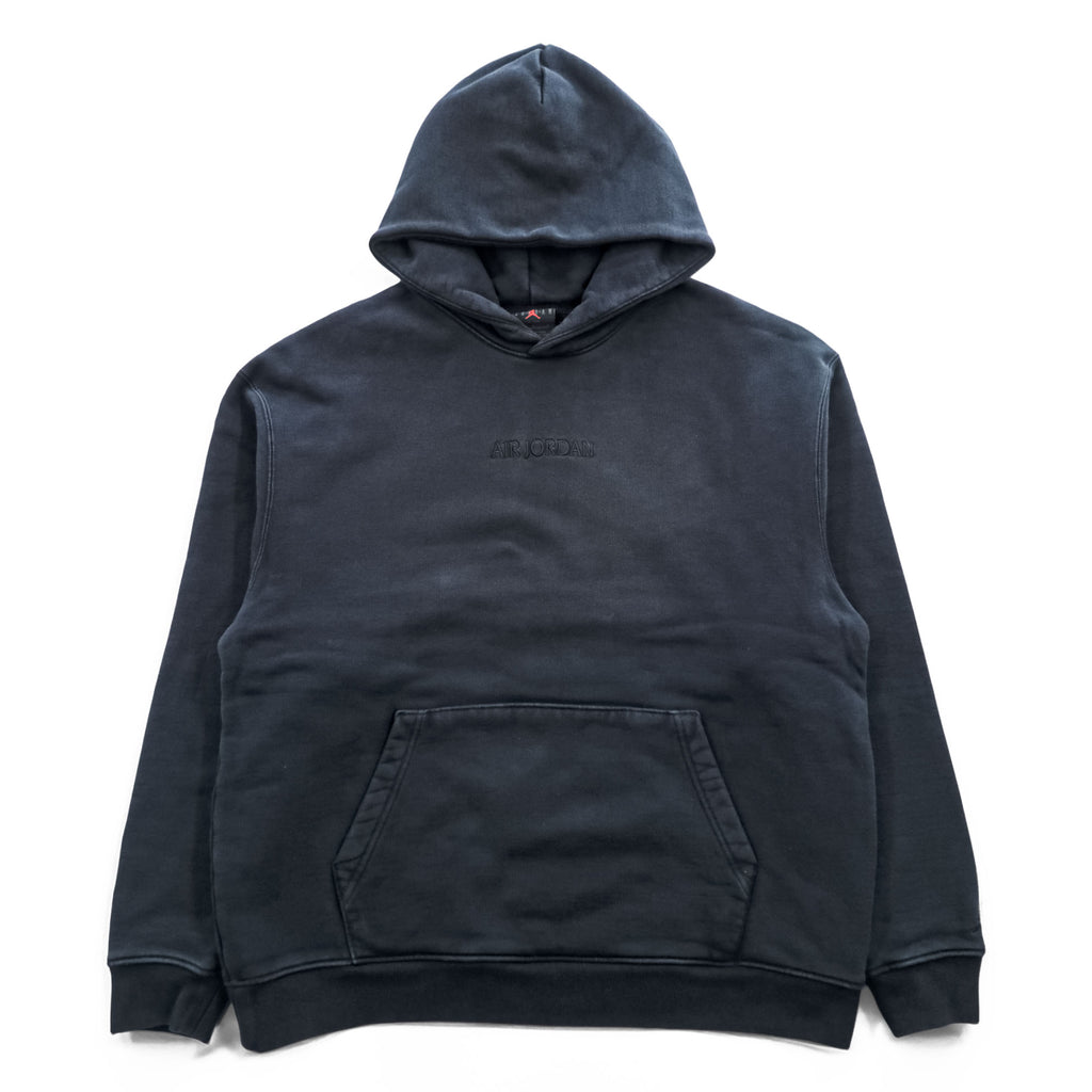 JORDAN BRAND ( NIKE ) プルオーバー パーカー L ブラック Wordmark Fleece Hoodie カンガルーポケット FJ1966-010