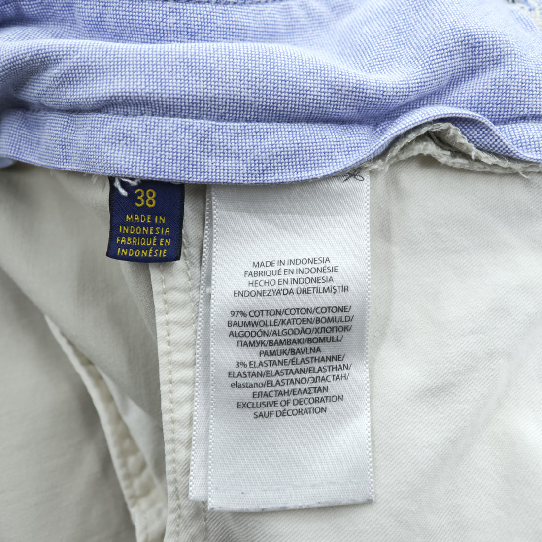 Polo Ralph Lauren ショートパンツ ハーフパンツ L ベージュ ストレッチ STRETCH CLASSIC FIT ポロチノ