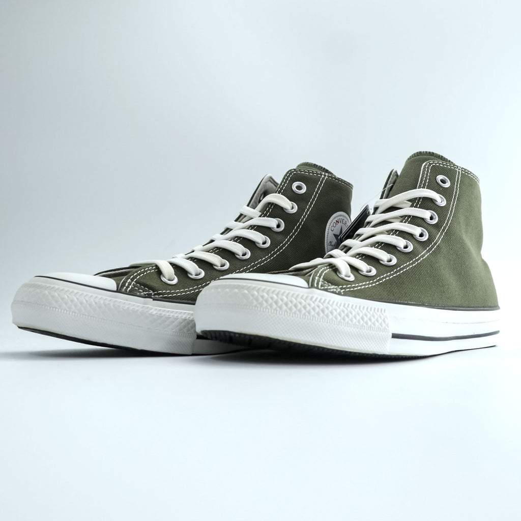 CONVERSE REACT × 倉敷帆布 100周年 オールスター ALL STAR 100 KURASHIKI-HAMPU HI スニーカー 26.5cm カーキ グリーン キャンバス 1CK954 未使用品