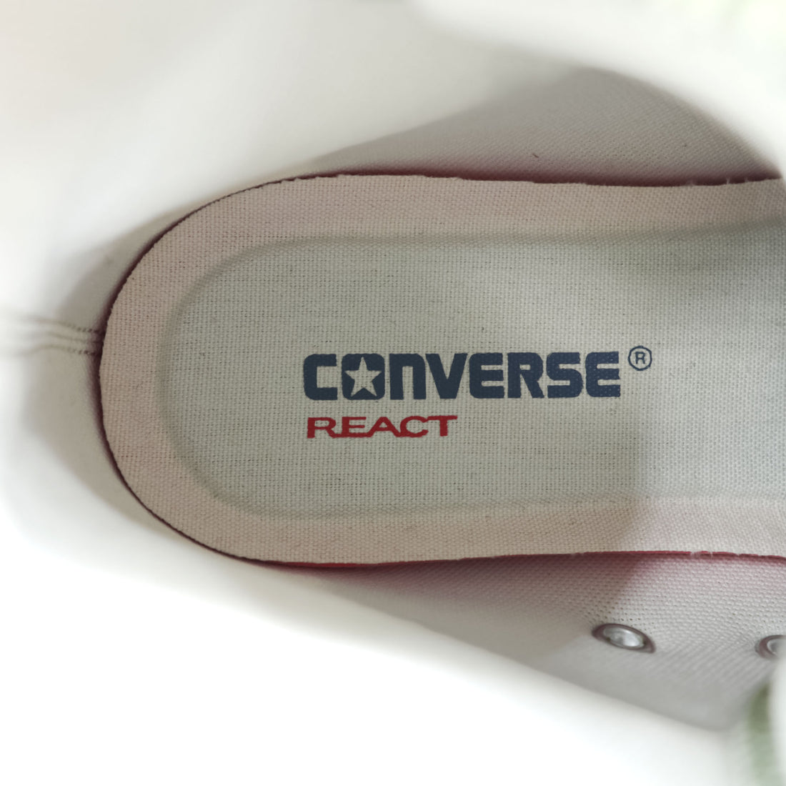 CONVERSE REACT × 倉敷帆布 100周年 オールスター ALL STAR 100 KURASHIKI-HAMPU HI スニーカー 26.5cm カーキ グリーン キャンバス 1CK954 未使用品