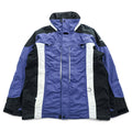 THE NORTH FACE 90年代 ヴィンテージ マウンテンジャケット L ブルー 防水 シェル ジップインジップ ドローコード