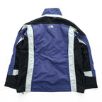 THE NORTH FACE 90年代 ヴィンテージ マウンテンジャケット L ブルー 防水 シェル ジップインジップ ドローコード