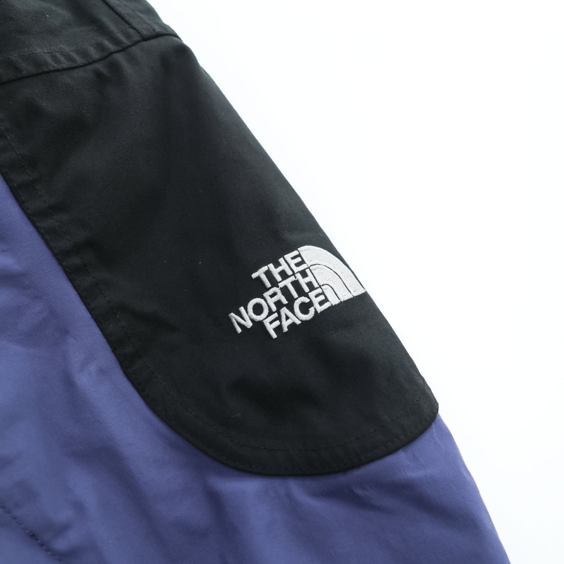 THE NORTH FACE 90年代 ヴィンテージ マウンテンジャケット L ブルー 防水 シェル ジップインジップ ドローコード