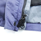 THE NORTH FACE 90年代 ヴィンテージ マウンテンジャケット L ブルー 防水 シェル ジップインジップ ドローコード
