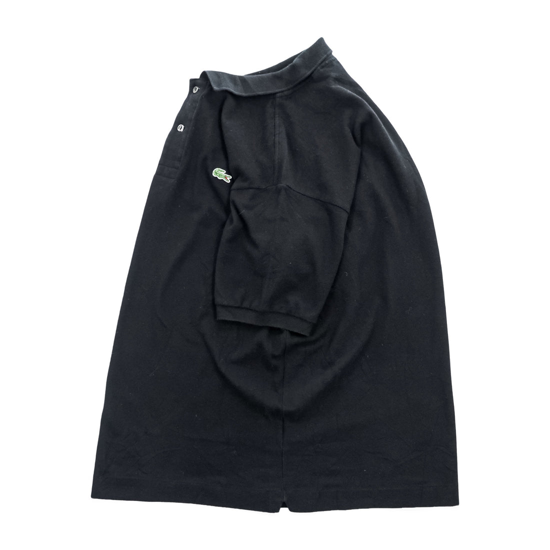 LACOSTE ラコステ CLASSIC FIT 半袖 ポロシャツ L ブラック ワニロゴ 鹿の子 コットン100%