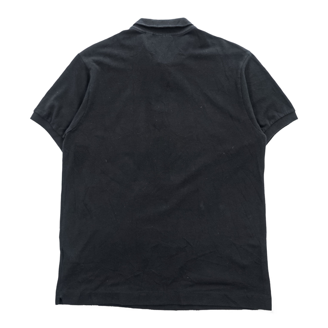 LACOSTE ラコステ CLASSIC FIT 半袖 ポロシャツ L ブラック ワニロゴ 鹿の子 コットン100%