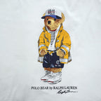 POLO RALPH LAUREN ポロベア Tシャツ L ホワイト イエロージャケット US-93 半袖 コットン100%