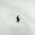 Polo Ralph Lauren 90年代 ヴィンテージ ポロシャツ L スモールポニー ロゴ 刺繍 鹿の子 リブ付き 未使用品