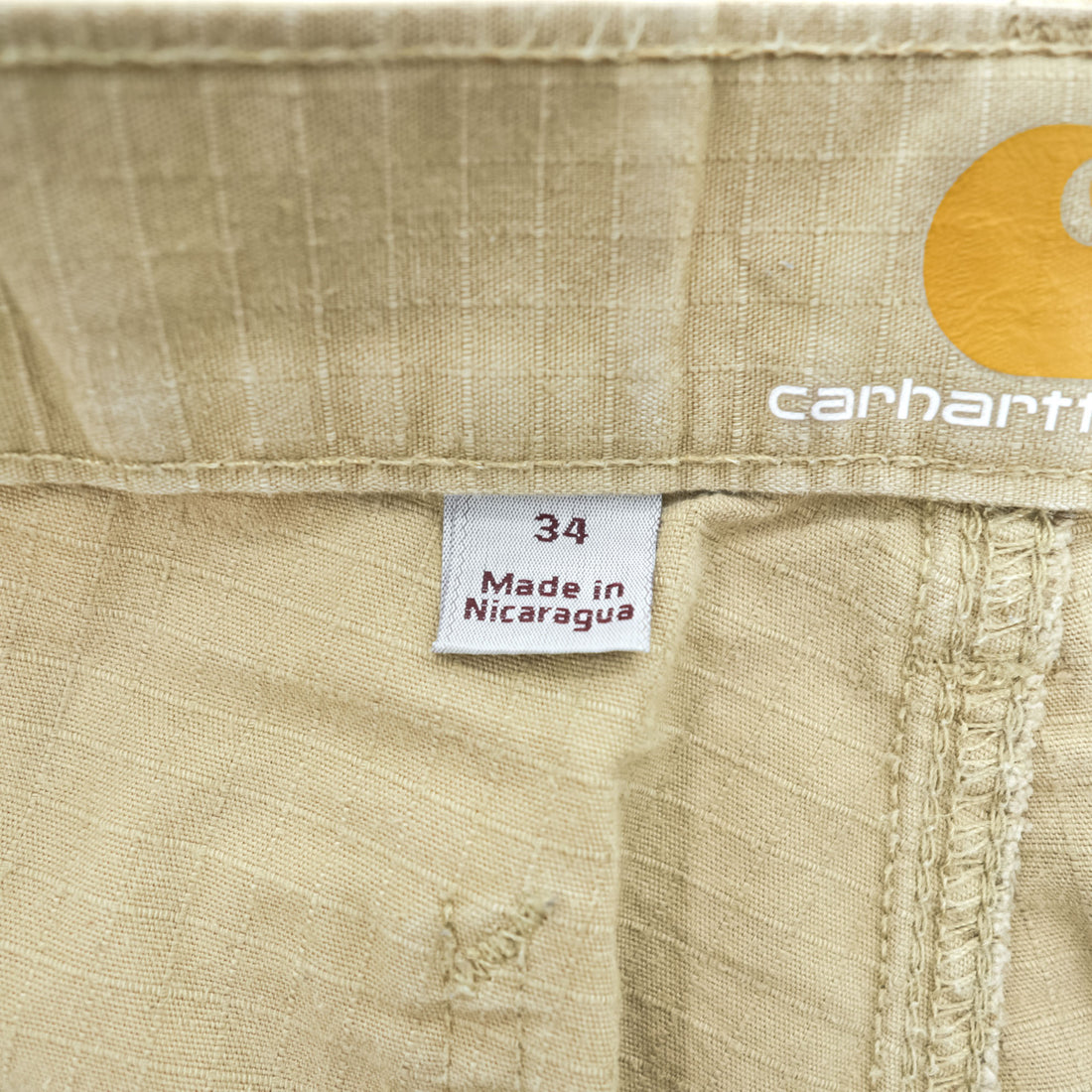 carhartt カーゴショーツ RELAXED FIT ショートパンツ ハーフパンツ L ベージュ リップストップ FORCE BROXTON 103543-253