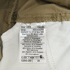 carhartt カーゴショーツ RELAXED FIT ショートパンツ ハーフパンツ L ベージュ リップストップ FORCE BROXTON 103543-253