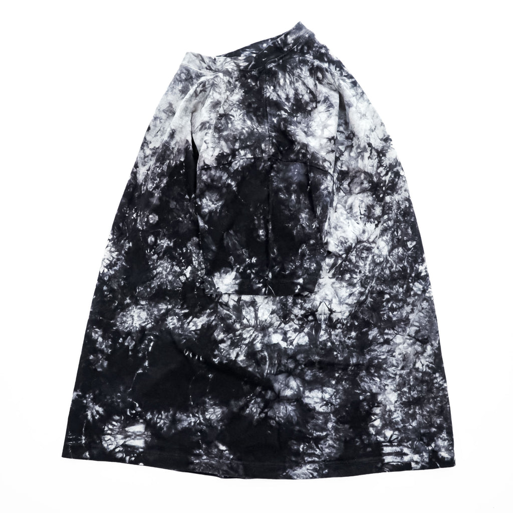 SHAKA WEAR タイダイ Tシャツ L グレー ブラック ホワイト ブリーチ加工 USAコットン SUPER MAX HEAVY