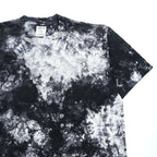 SHAKA WEAR タイダイ Tシャツ L グレー ブラック ホワイト ブリーチ加工 USAコットン SUPER MAX HEAVY
