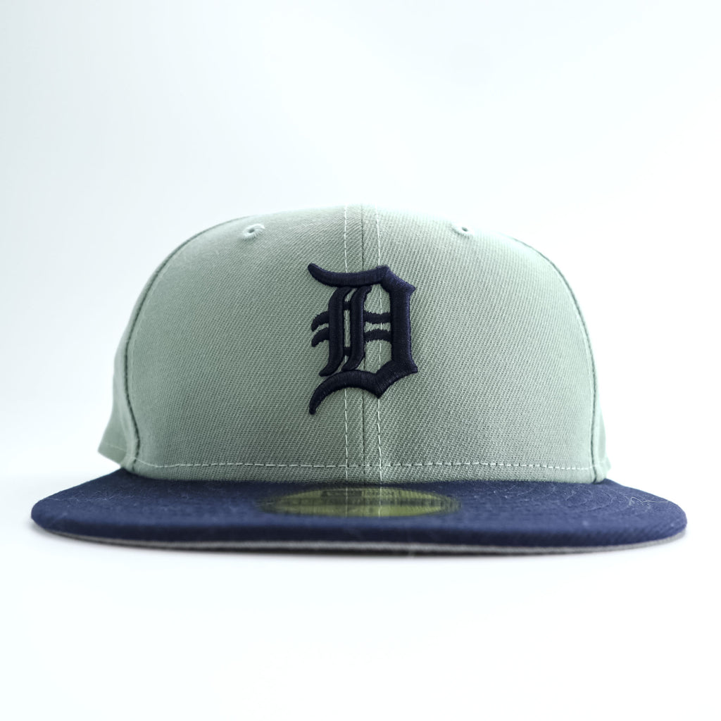 NEW ERA 59FIFTY デトロイト・タイガース  ベースボールキャップ ライトグレー ネイビー 7 1/4 57.7cm MLB
