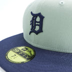 NEW ERA 59FIFTY デトロイト・タイガース  ベースボールキャップ ライトグレー ネイビー 7 1/4 57.7cm MLB