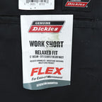 Dickies FLEX Relaxed Fit Work Shorts Black 13 Inch GR630BK W42 New With Tags