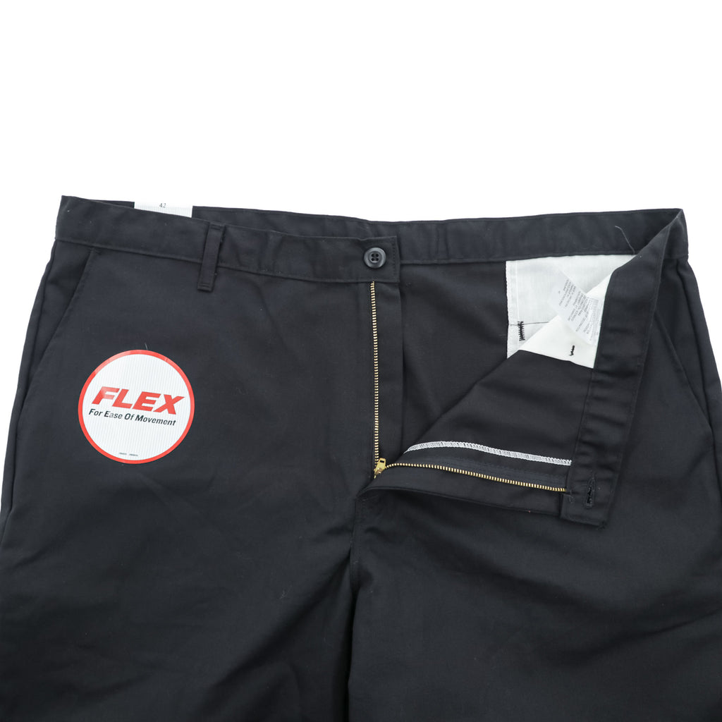 Dickies FLEX Relaxed Fit Work Shorts Black 13 Inch GR630BK W42 New With Tags