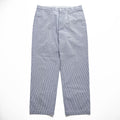 Brooks Brothers 346 シアサッカー スラックス パンツ L ブルー ホワイト ストライプ