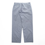 Brooks Brothers 346 シアサッカー スラックス パンツ L ブルー ホワイト ストライプ