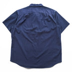 carhartt 半袖 ワークシャツ XL ネイビー キャンバス ストレッチ ビッグサイズ Rugged Flex Relaxed Fit Midweight Canvas S/S Shirt ボタンダウン TW3555-M 未使用品