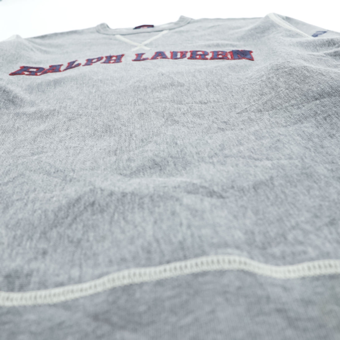 Ralph Lauren 90年代 ヴィンテージ スウェット トレーナー M グレー 刺繍 アーチロゴ POLO JEANS COMPANY