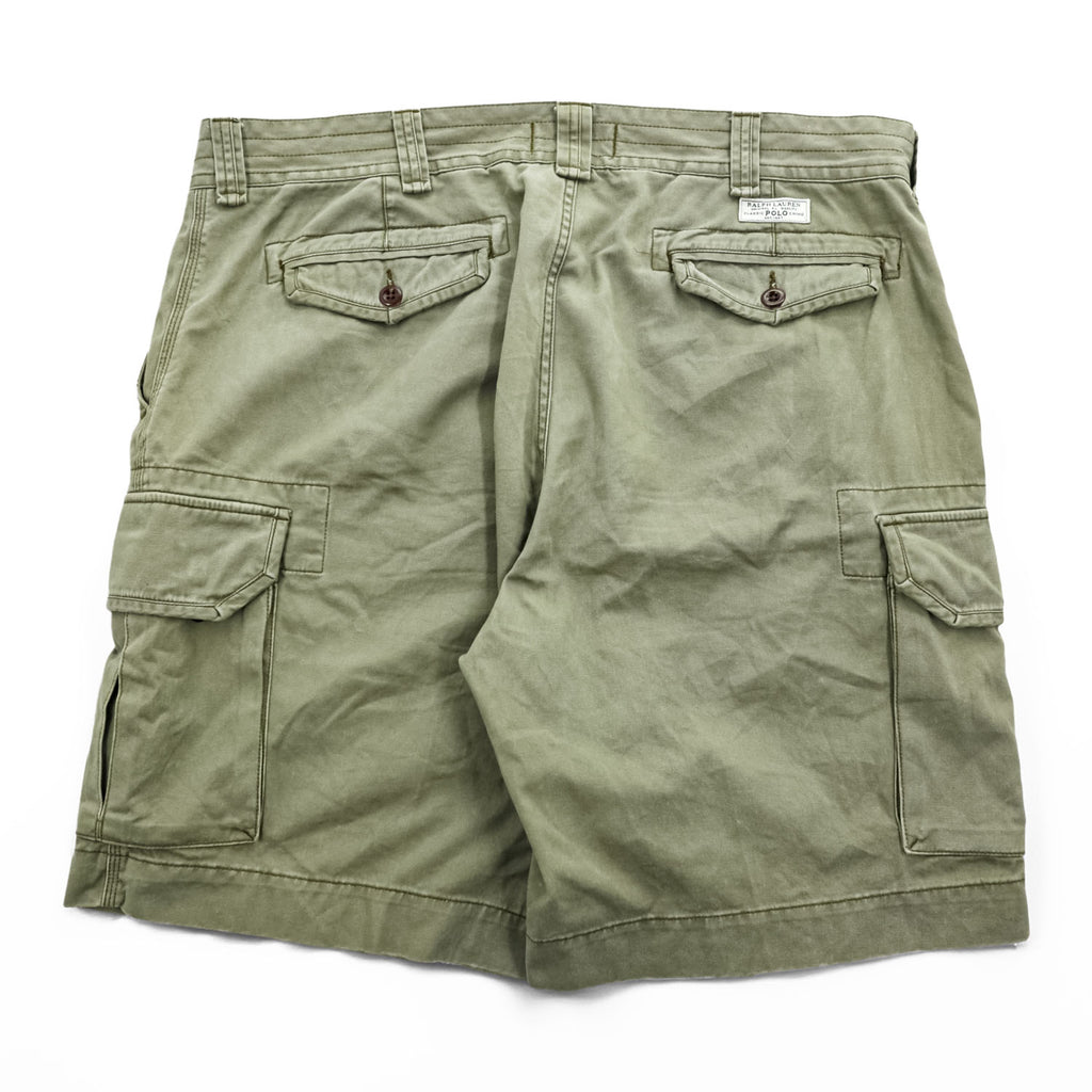 Polo Ralph Lauren 90年代 ヴィンテージ ポロチノ カーゴショーツ ショートパンツ ハーフパンツ XL カーキ ビッグサイズ GELLAR FATIGUE SHORT