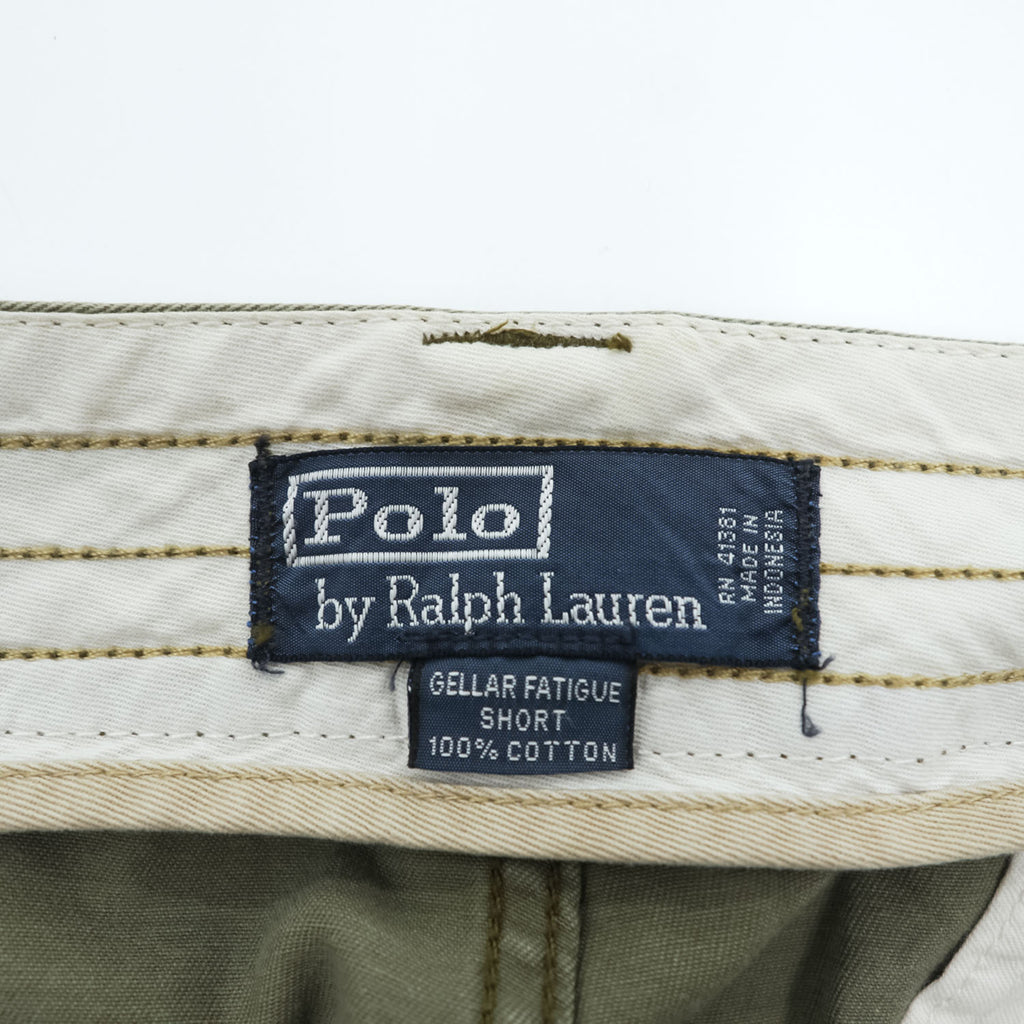 Polo Ralph Lauren 90年代 ヴィンテージ ポロチノ カーゴショーツ ショートパンツ ハーフパンツ XL カーキ ビッグサイズ GELLAR FATIGUE SHORT