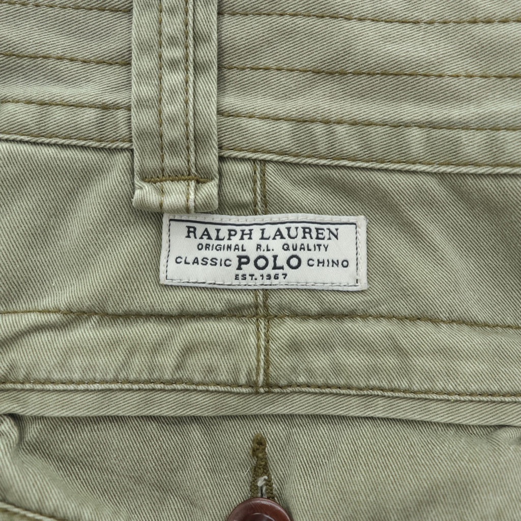 Polo Ralph Lauren 90年代 ヴィンテージ ポロチノ カーゴショーツ ショートパンツ ハーフパンツ XL カーキ ビッグサイズ GELLAR FATIGUE SHORT