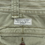 Polo Ralph Lauren 90年代 ヴィンテージ ポロチノ カーゴショーツ ショートパンツ ハーフパンツ XL カーキ ビッグサイズ GELLAR FATIGUE SHORT