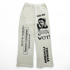 BlackWeirdos 日本製 サーマル イージーパンツ スウェットパンツ M ワッフル コットン 24AW-SW06