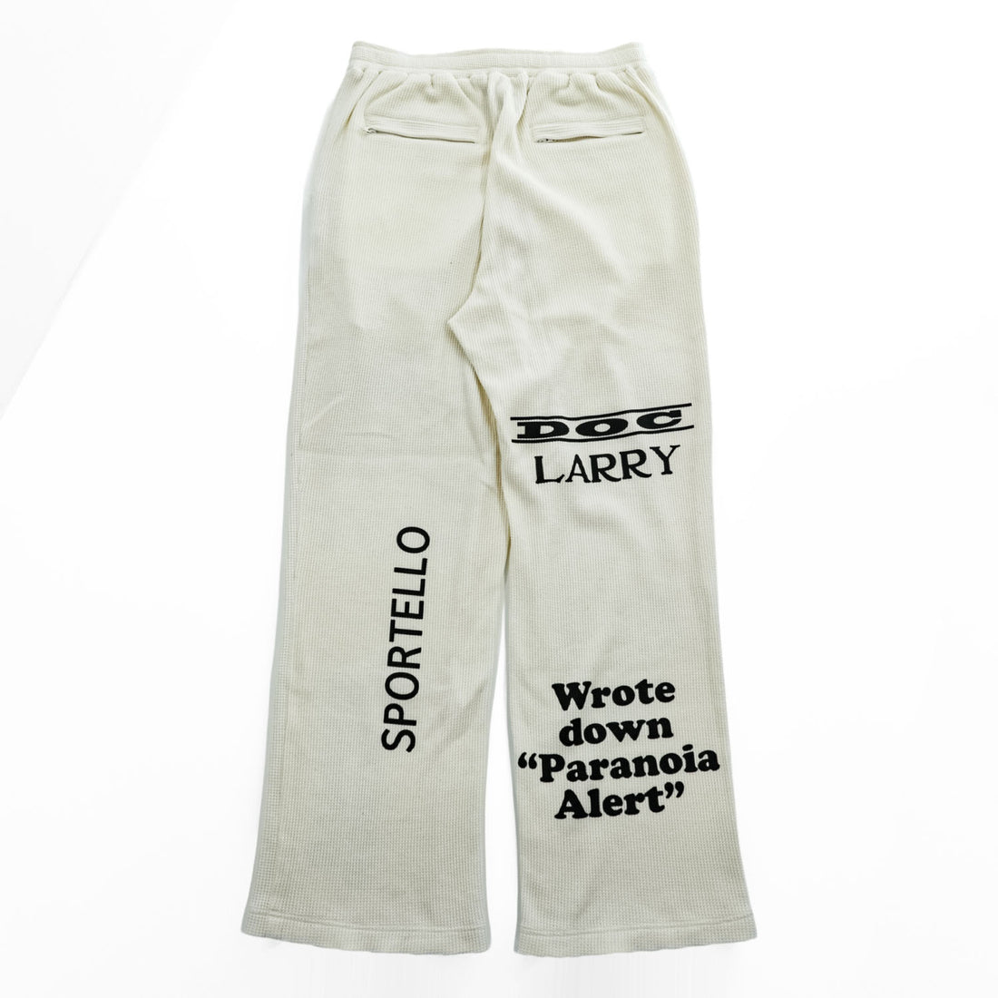 BlackWeirdos 日本製 サーマル イージーパンツ スウェットパンツ M ワッフル コットン 24AW-SW06