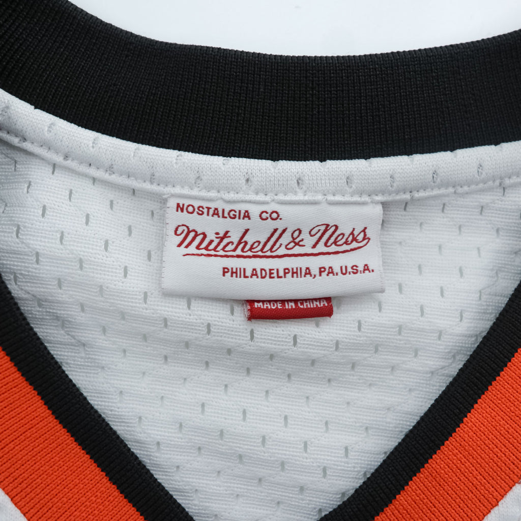 Mitchell & Ness Tシャツ XL ホワイト メッシュ ジャージ COOPERS TOWN COLLECTION MLB Orioles ナンバリング