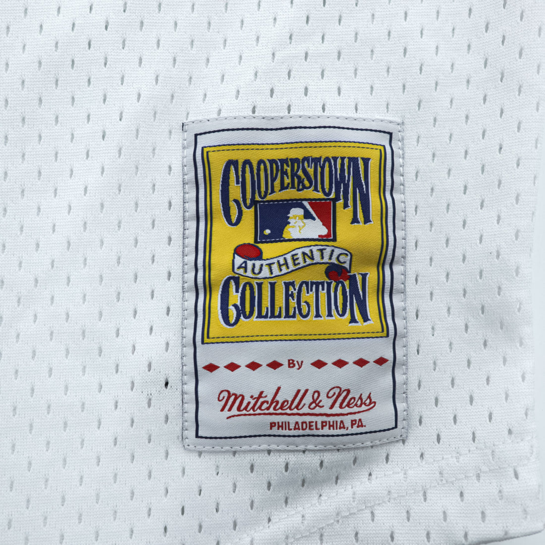 Mitchell & Ness Tシャツ XL ホワイト メッシュ ジャージ COOPERS TOWN COLLECTION MLB Orioles ナンバリング