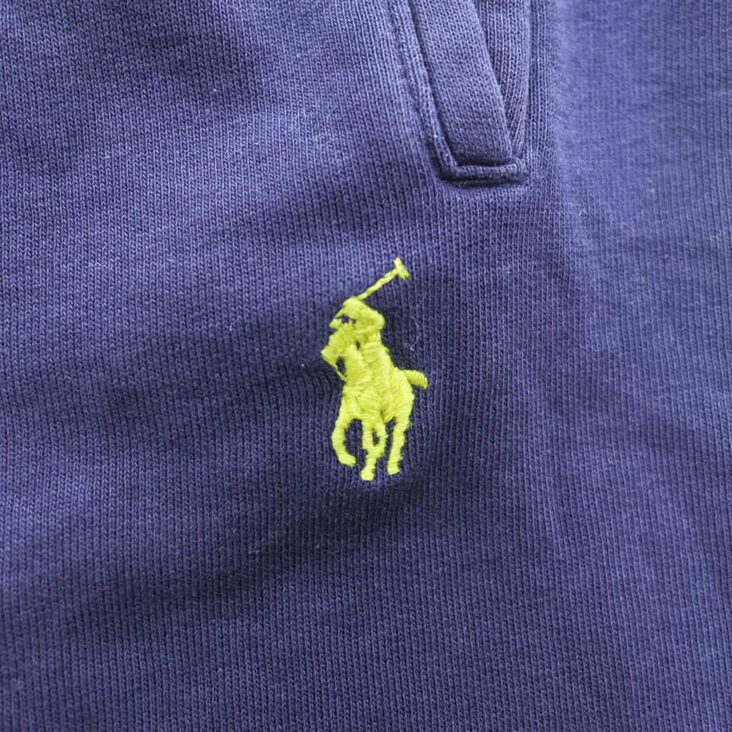 Polo Ralph Lauren 90年代 ヴィンテージ スウェットショーツ ショートパンツ ハーフパンツ L ネイビー スモールポニー ロゴ 刺繍