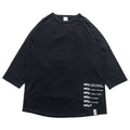 blackmeans 長袖 ロングスリーブ Tシャツ ロンT XL ブラック バックプリント Why?
