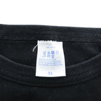 blackmeans 長袖 ロングスリーブ Tシャツ ロンT XL ブラック バックプリント Why?