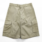 Dickies FLEX Loose Fit 13 Inch Cargo Work Shorts Khaki Size 36