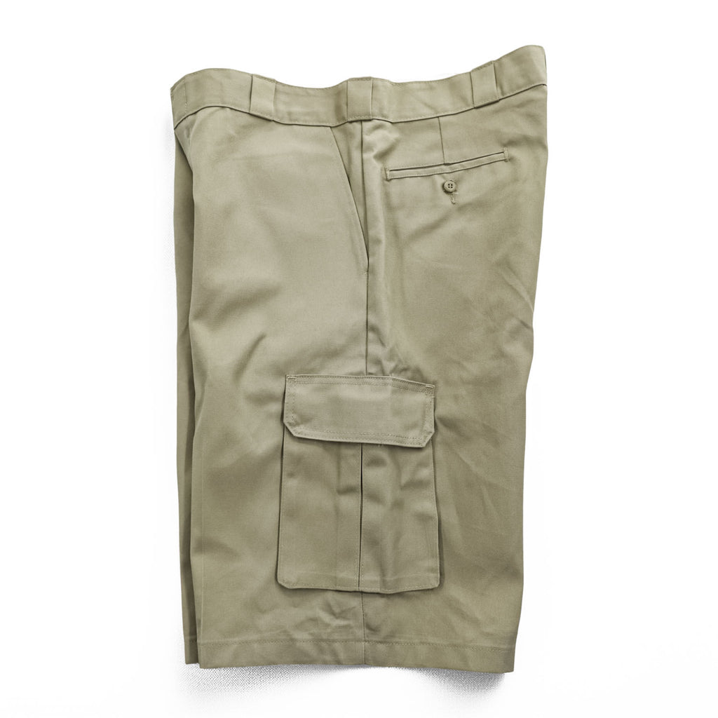 Dickies FLEX Loose Fit 13 Inch Cargo Work Shorts Khaki Size 36
