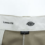 Dickies FLEX Loose Fit 13 Inch Cargo Work Shorts Khaki Size 36