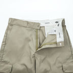 Dickies FLEX Loose Fit 13 Inch Cargo Work Shorts Khaki Size 36