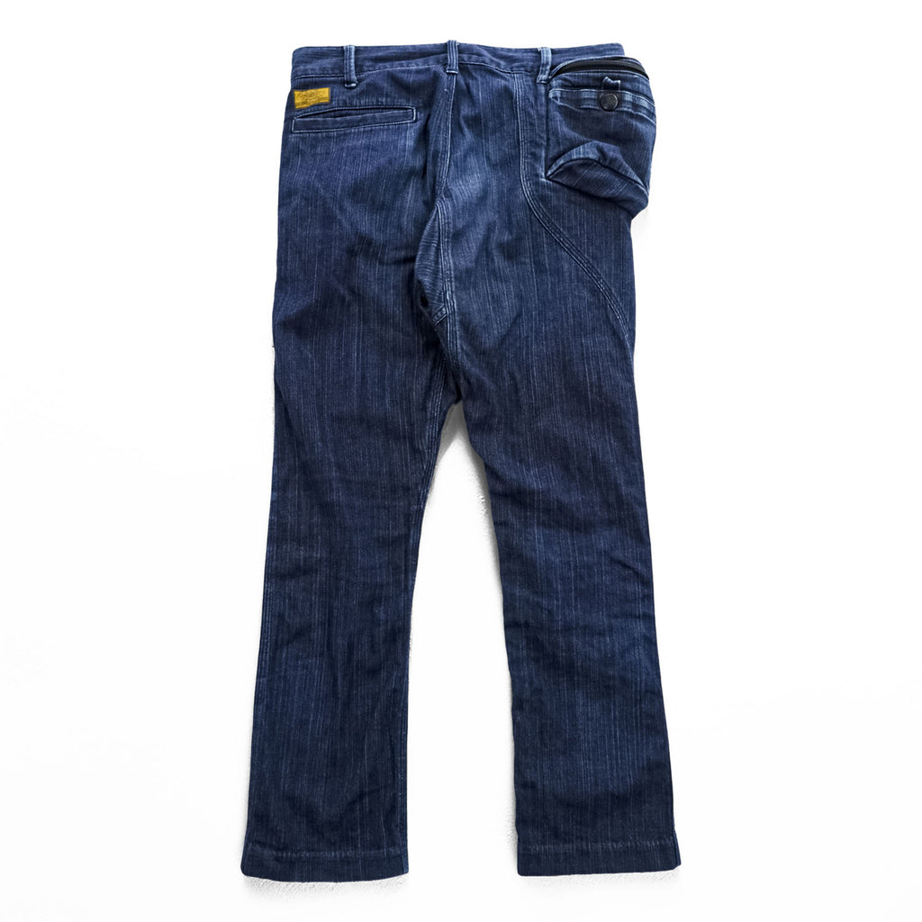 BROWN by 2-tacs x PORTER Made in Japan Stretch Indigo Blue Denim Pants S BP2-P001
