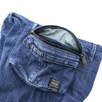 BROWN by 2-tacs x PORTER Made in Japan Stretch Indigo Blue Denim Pants S BP2-P001