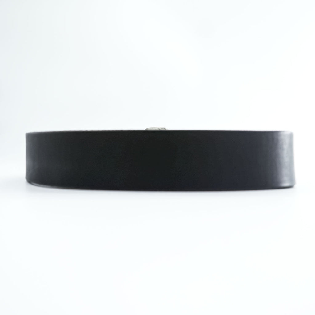 Sugar Cane SC02320 Garrison Black Cowhide Leather Belt Square Buckle Japan