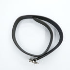 Sugar Cane SC02320 Garrison Black Cowhide Leather Belt Square Buckle Japan