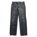 Lee RIDERS 90年代 ヴィンテージ デニムパンツ ジーンズ L グレーフェード ケミカルウォッシュ レザーパッチ