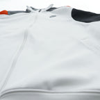 Vintage 90s 00s Nike Sportswear Colorblock Track Jacket White Black Orange Gray XL