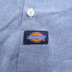 Dickies 長袖 シャンブレーシャツ XL ブルー ダブルポケット