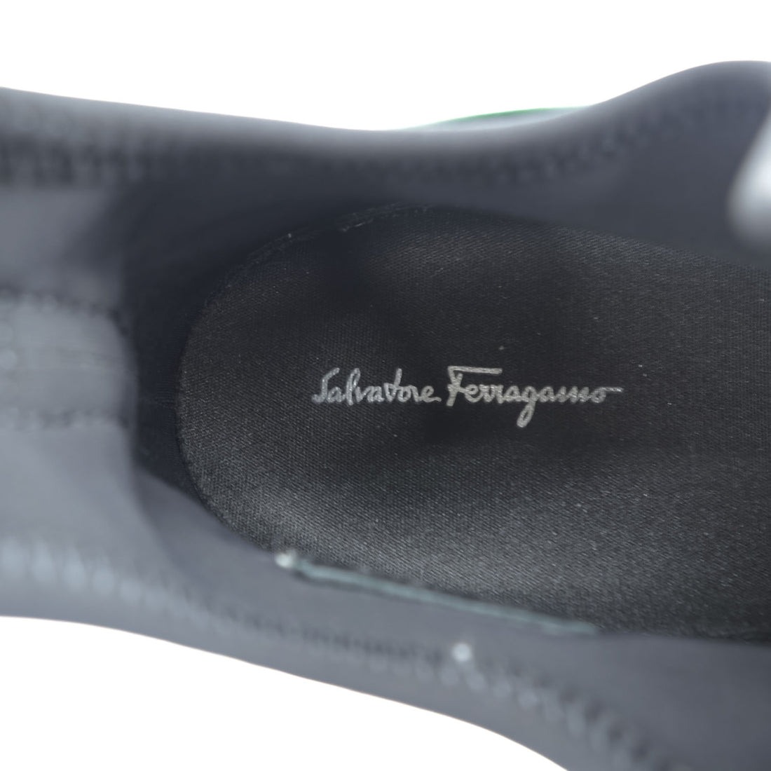 Salvatore Ferragamo Italian Made Sneakers US9 White, Gray, Black Gancini NILE