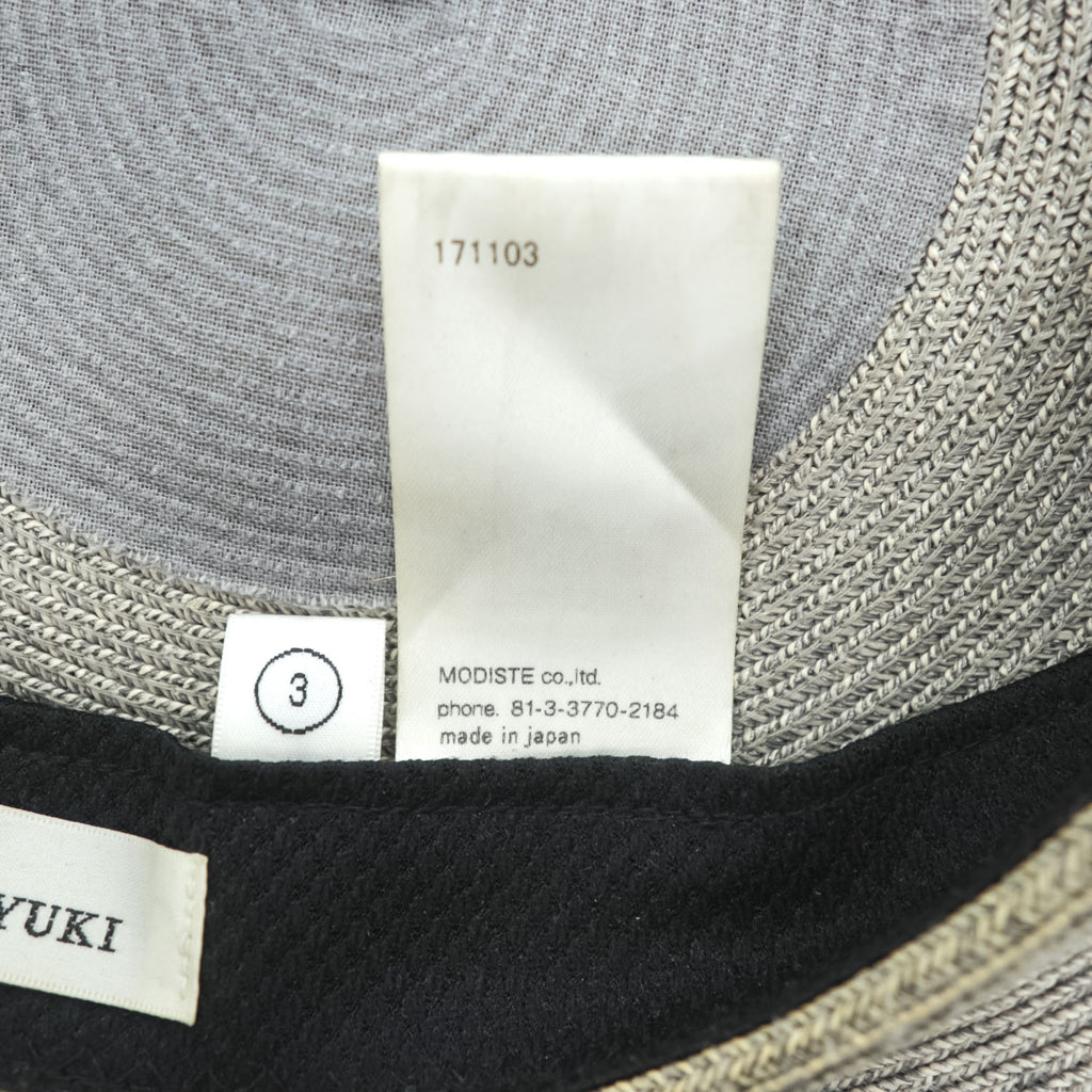 KIJIMA TAKAYUKI 2017SS 171103 Paper Braid Beret Gray Size 3 Made in Japan