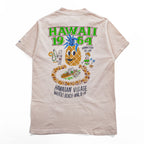 Sun Surf Hawaii 1964 Hawaiian Village Waikiki Graphic T-Shirt Pink Small USA